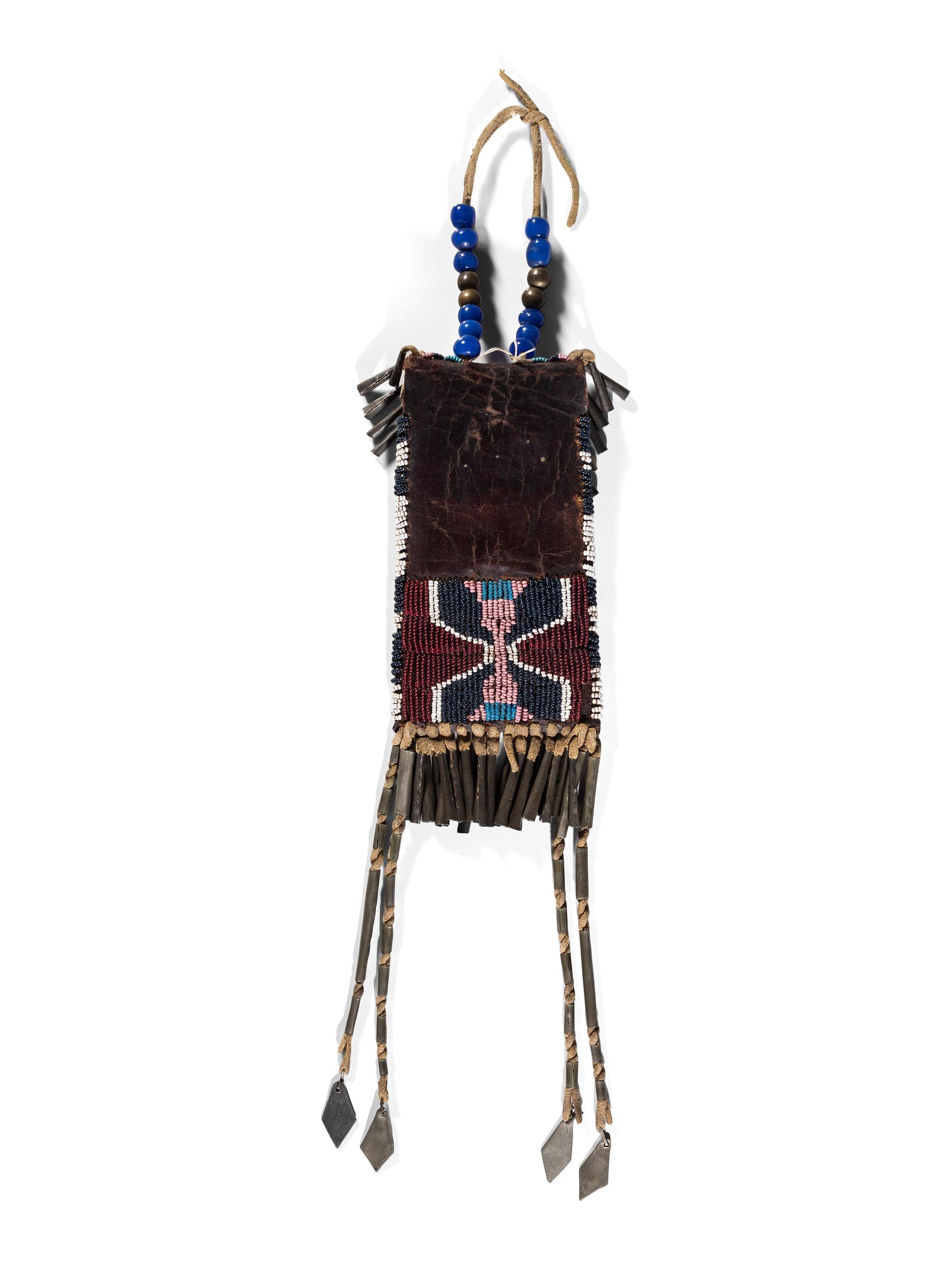 Southern Plains Beaded Hide Strike-a-Light Case