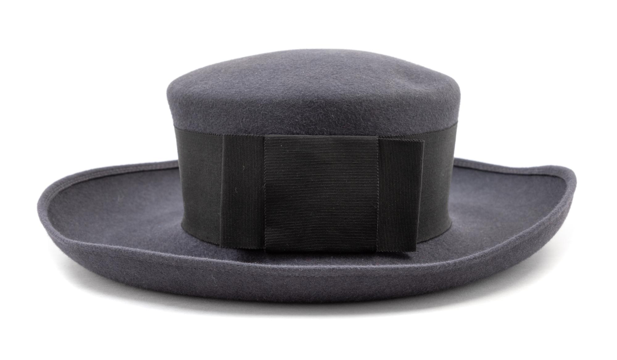 Patricia Underwood Blue Felt Hat, 1990s