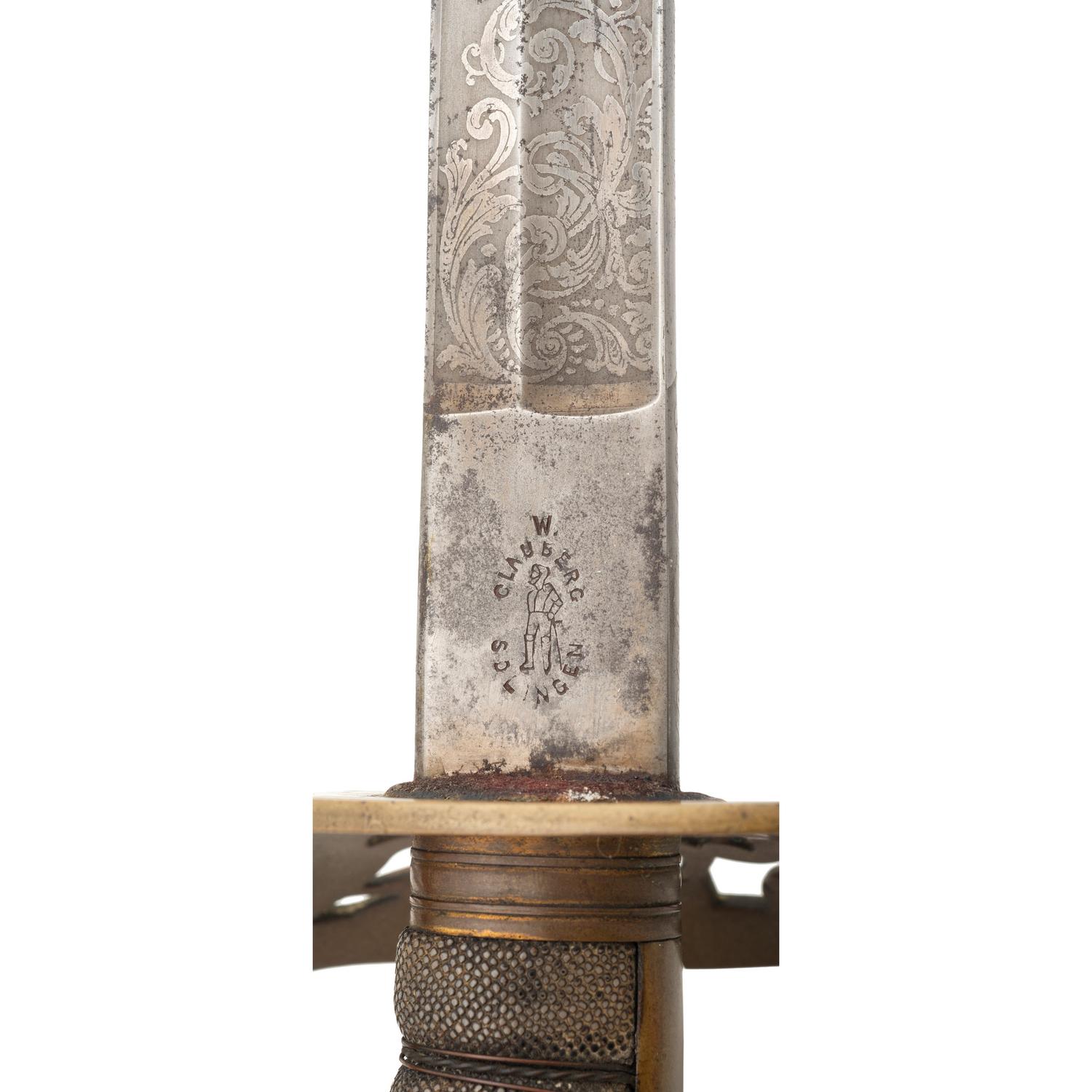 Clauberg Non-Regulation Staff & Field Officers Sword of Lt. Charles Lee - 11th Indiana Volunteer Infantry