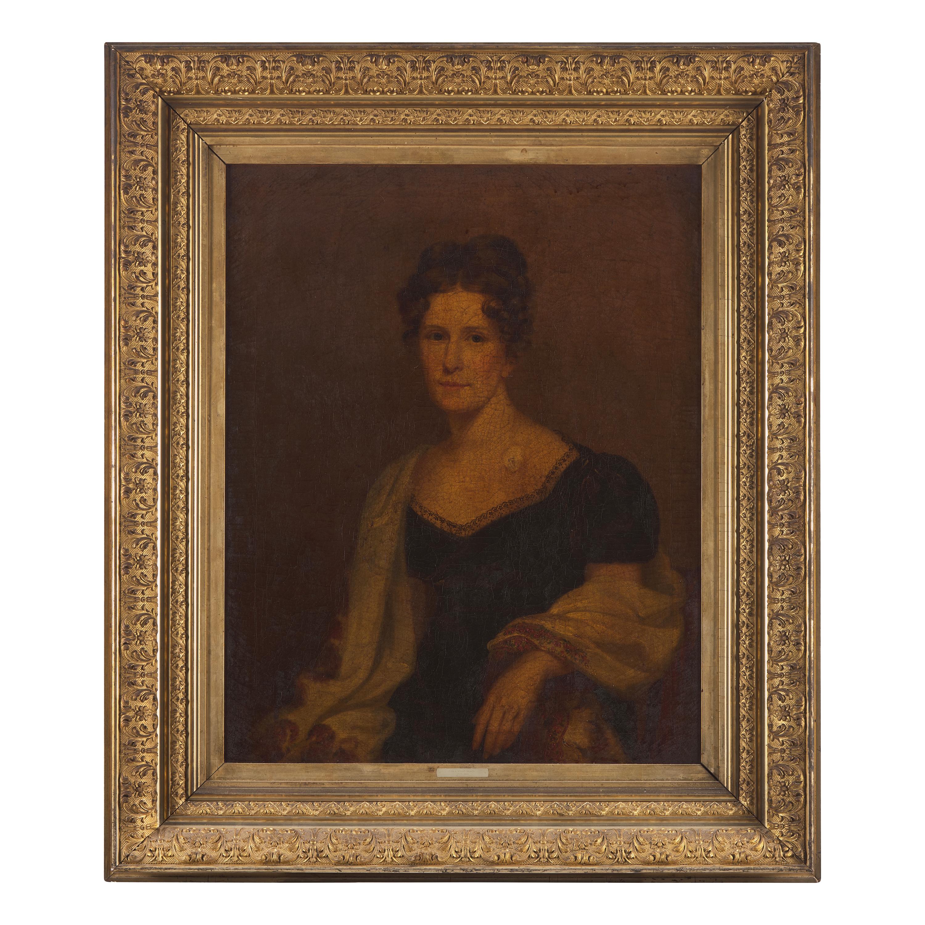 Attributed to Sarah Miriam Peale (1800-1885) — Three Portraits: Charles Salmon (1791-1835) and Eliza A. Wyant-Salmon (1792-1846) of Frederick County, Maryland, and Blanche Virginia Ogden (1853-1936), Circa 1820 and 1860