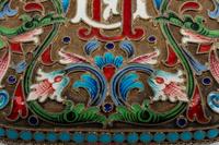Two Russian Silver and Enamel Cases — EARLY 20TH CENTURY