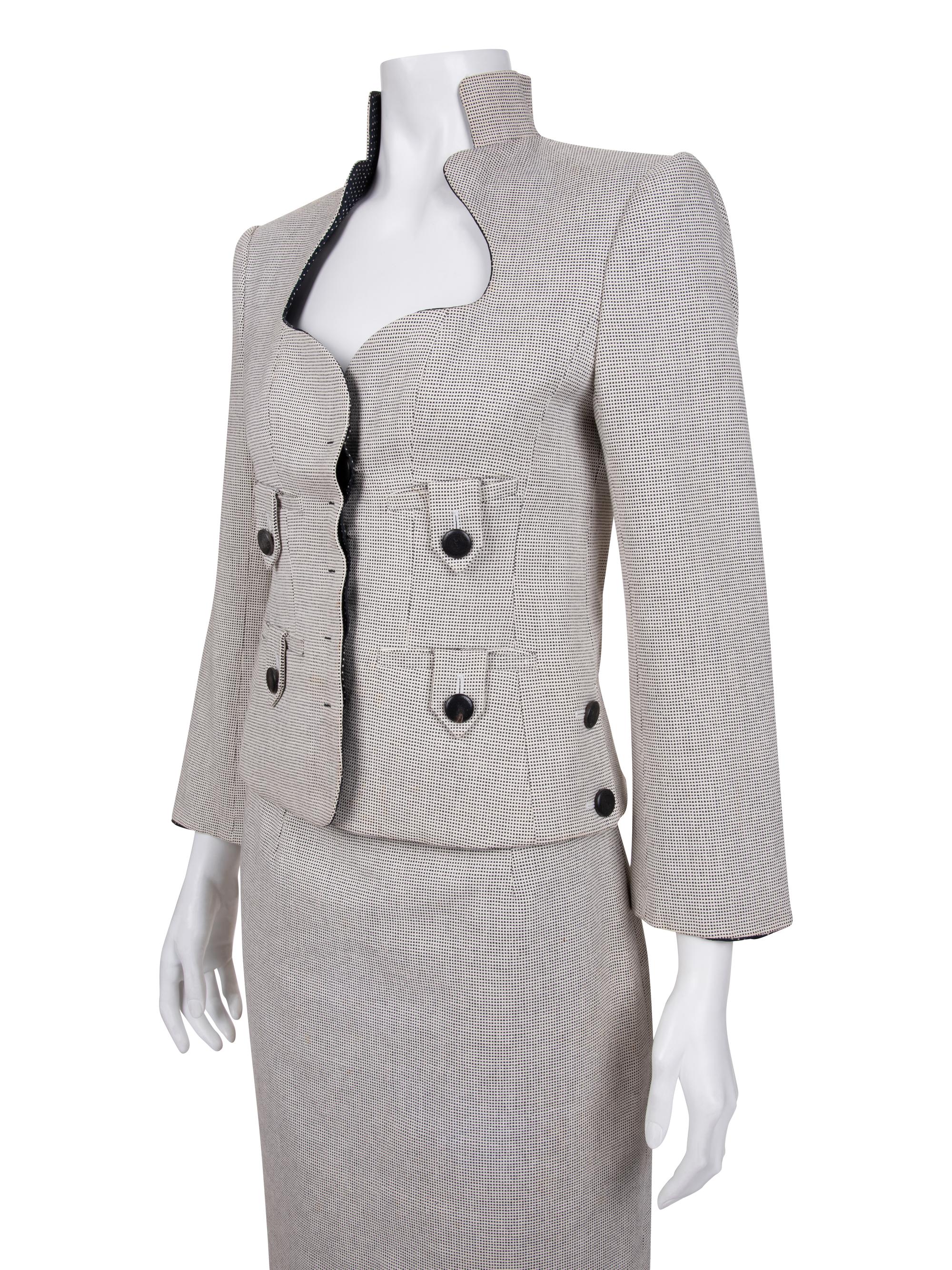 Three Yves Saint Laurent Rive Gauche Two-Piece Ensembles, 1990-2000s