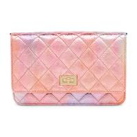 Chanel, Metallic Multicolor 2.55 Wallet-On-Chain