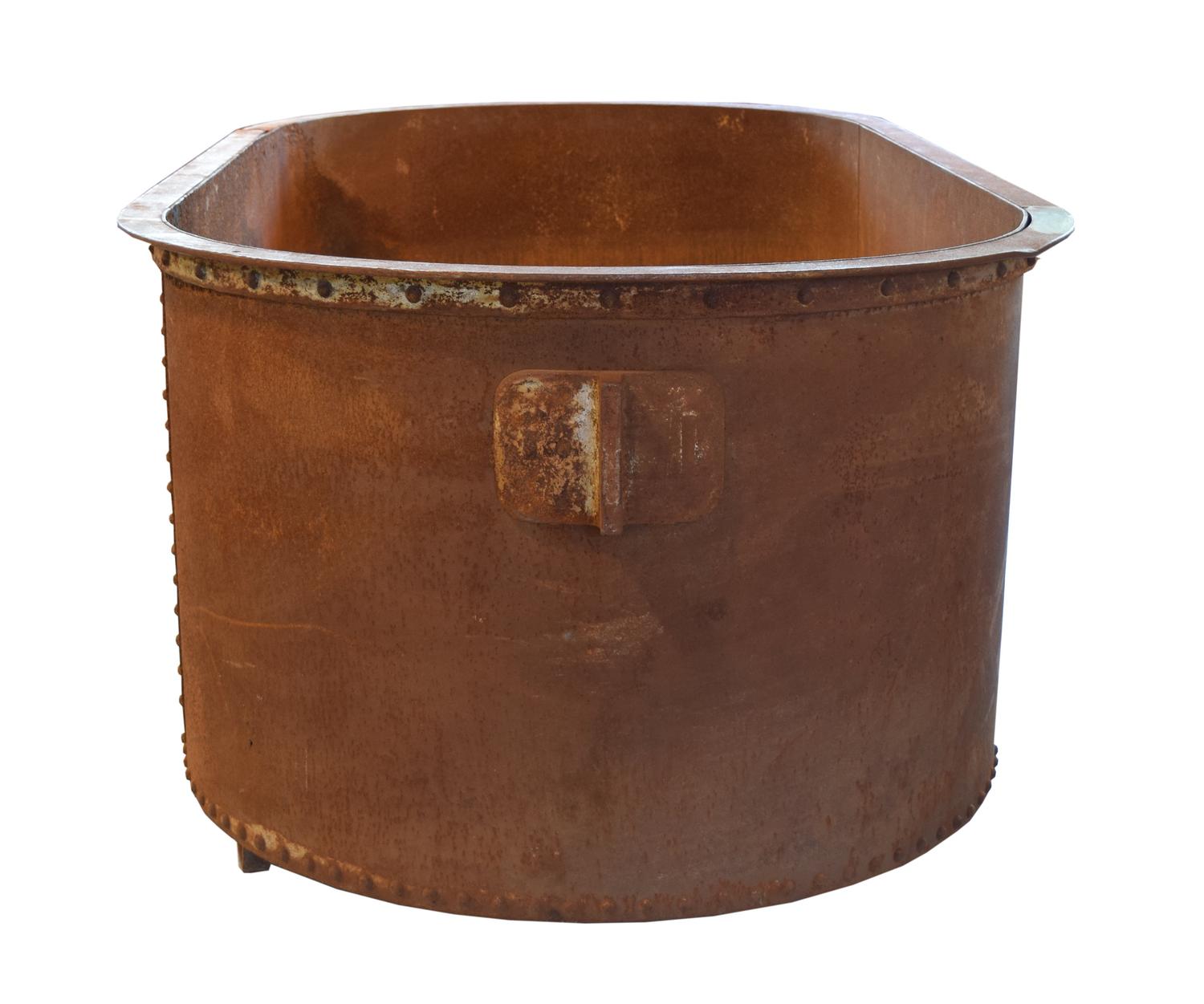 A Cast Iron Tub 89" W x 45.5" D x 34.5" H — United States, 19th/20th Century