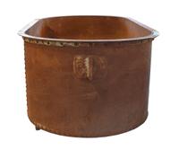 A Cast Iron Tub 89" W x 45.5" D x 34.5" H — United States, 19th/20th Century