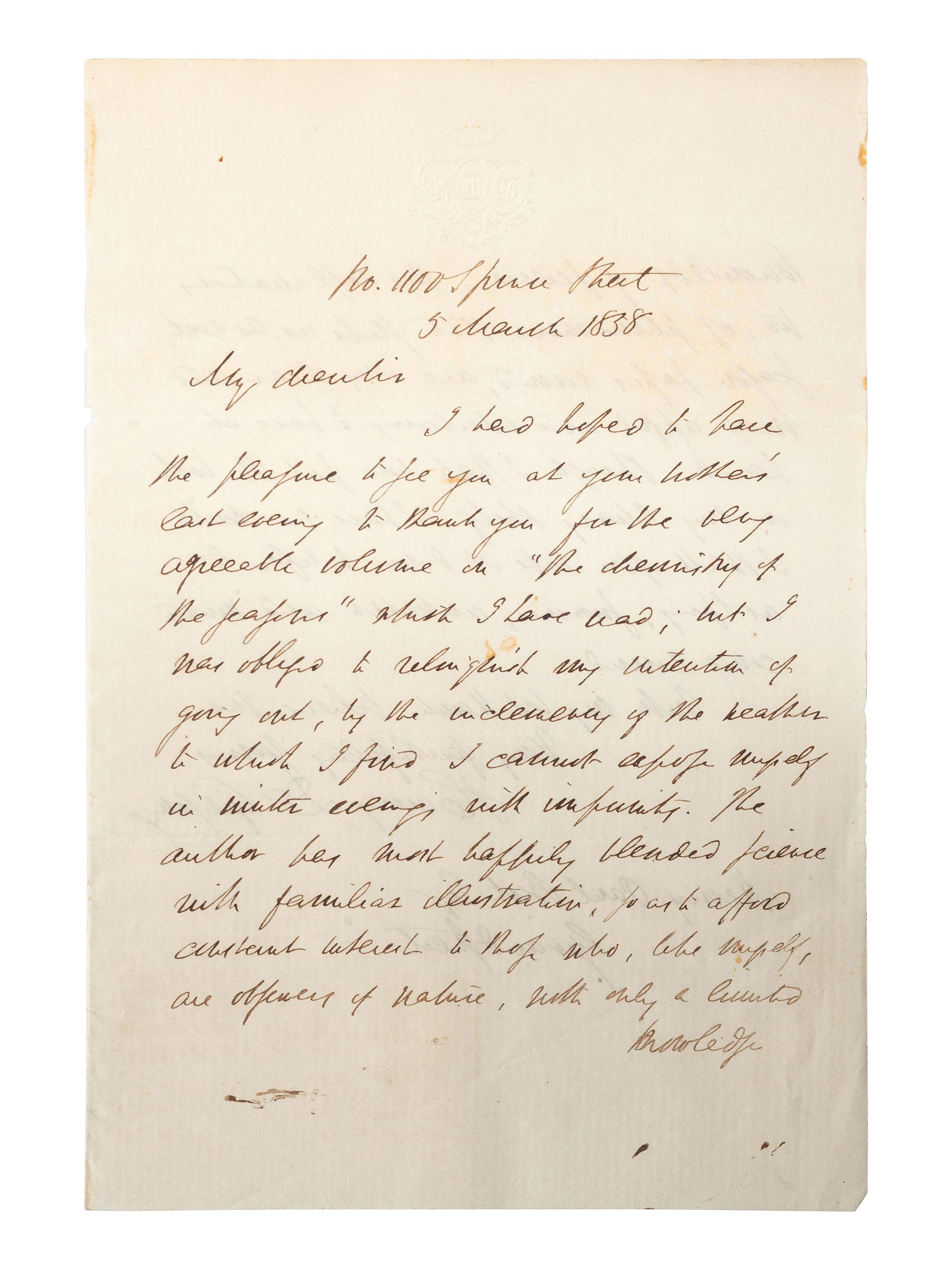 [ENSLAVEMENT & ABOLITION - AMISTAD]. A group of 5 ALsS from attorneys and others involved in the Amistad case, including Lewis TAPPAN, Roger BALDWIN, Henry GILPIN, and Theodore SEDGWICK.