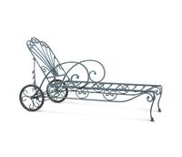 A Suite of Painted Steel Patio Furniture