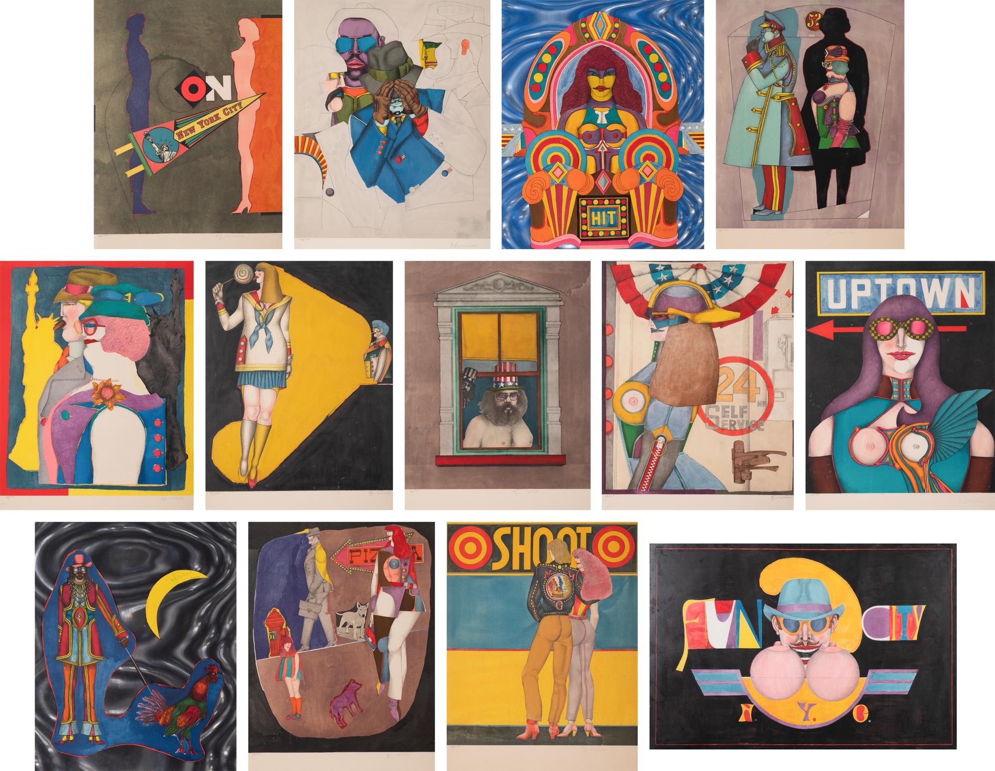 Fun City Portfolio (the complete set of 12 prints with cover)