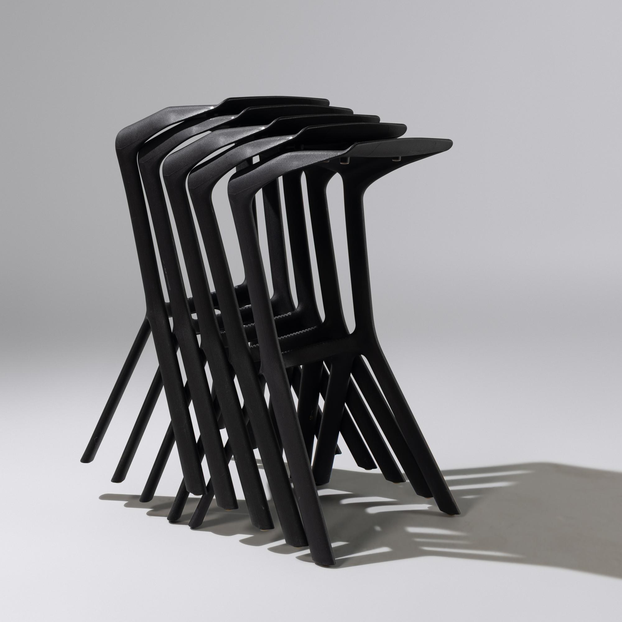 Konstantin Grcic (German, b. 1965) — Miura Stools, set of five, 2005 Plank Germany / Italy