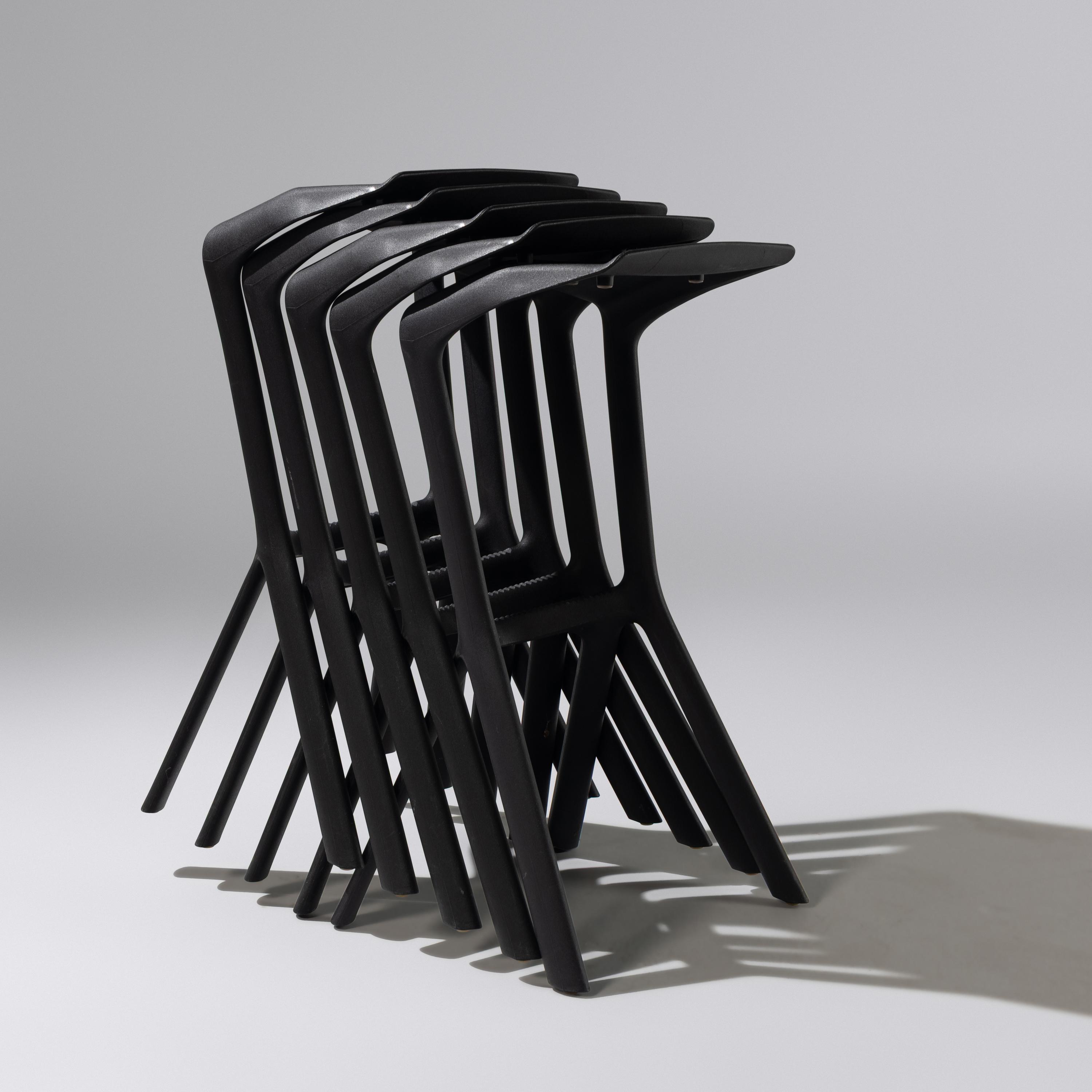 Konstantin Grcic (German, b. 1965) — Miura Stools, set of five, 2005 Plank Germany / Italy