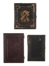 [CIVIL WAR]. 3 tintypes of Union soldiers, incl. double-armed cavalryman.