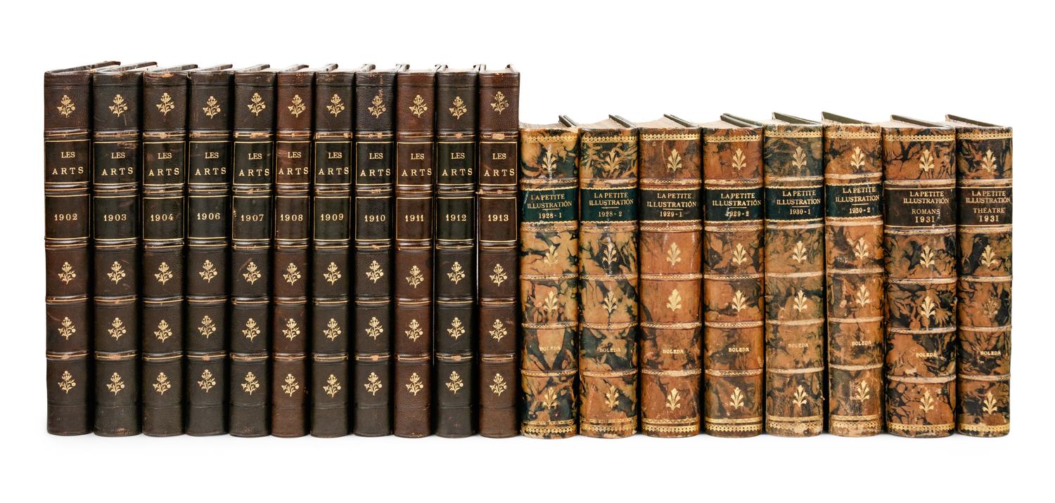 [FRENCH LITERATURE, ART, AND FASHION]. A group of 4 early 20th-century journals and magazines, comprising:
