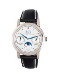A. LANGE & SÖHNE, REF. 330.026 18K WHITE GOLD 'SAXONIA ANNUAL CALENDAR' WATCH