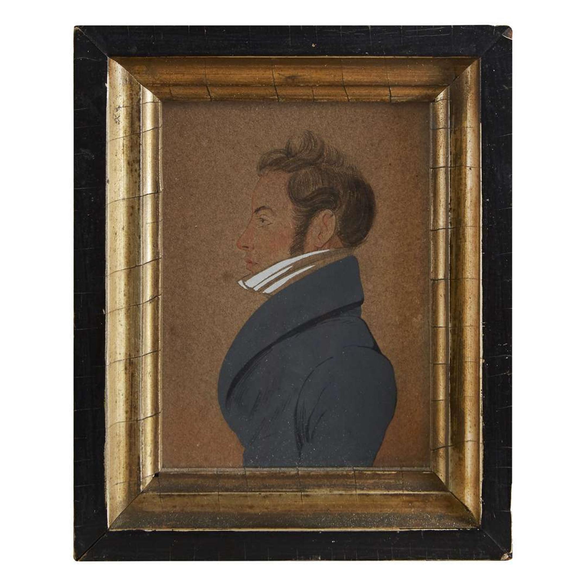 Anglo-American School 19th century Seven portrait miniatures of ladies and gentlemen, early 19th century