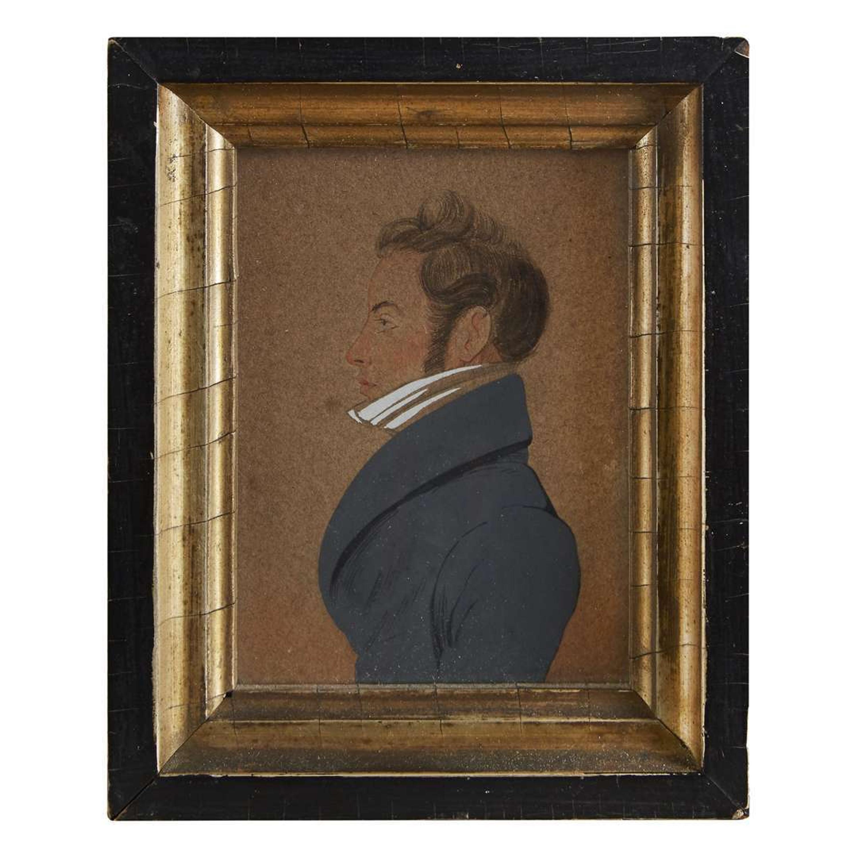 Anglo-American School 19th century Seven portrait miniatures of ladies and gentlemen, early 19th century