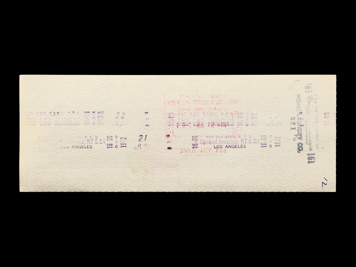 A Casey Stengel Signed Autograph Check