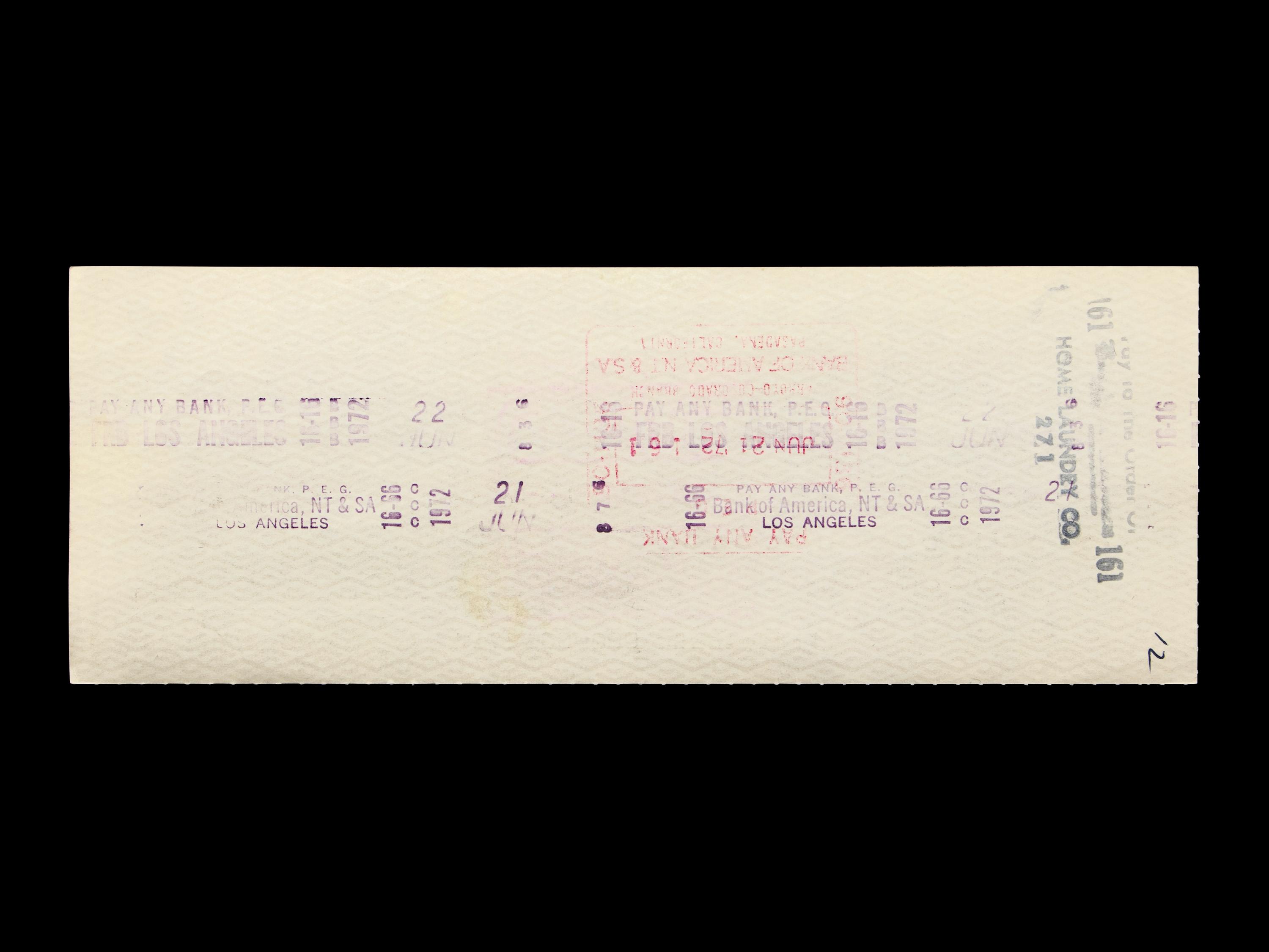 A Casey Stengel Signed Autograph Check