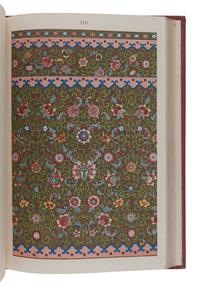 [CHINESE ART]. JONES, Owen (1809-1874). Examples of Chinese Ornament Selected from Objects in the South Kensington Museum and Other Collections . London: S. & T. Gilbert, 1867.