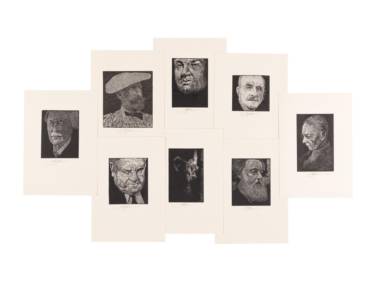MOSER, Barry. Men of Printing. Anglo-American Profiles . [Easthampton, MA:] Pennyroyal Press, 1980.