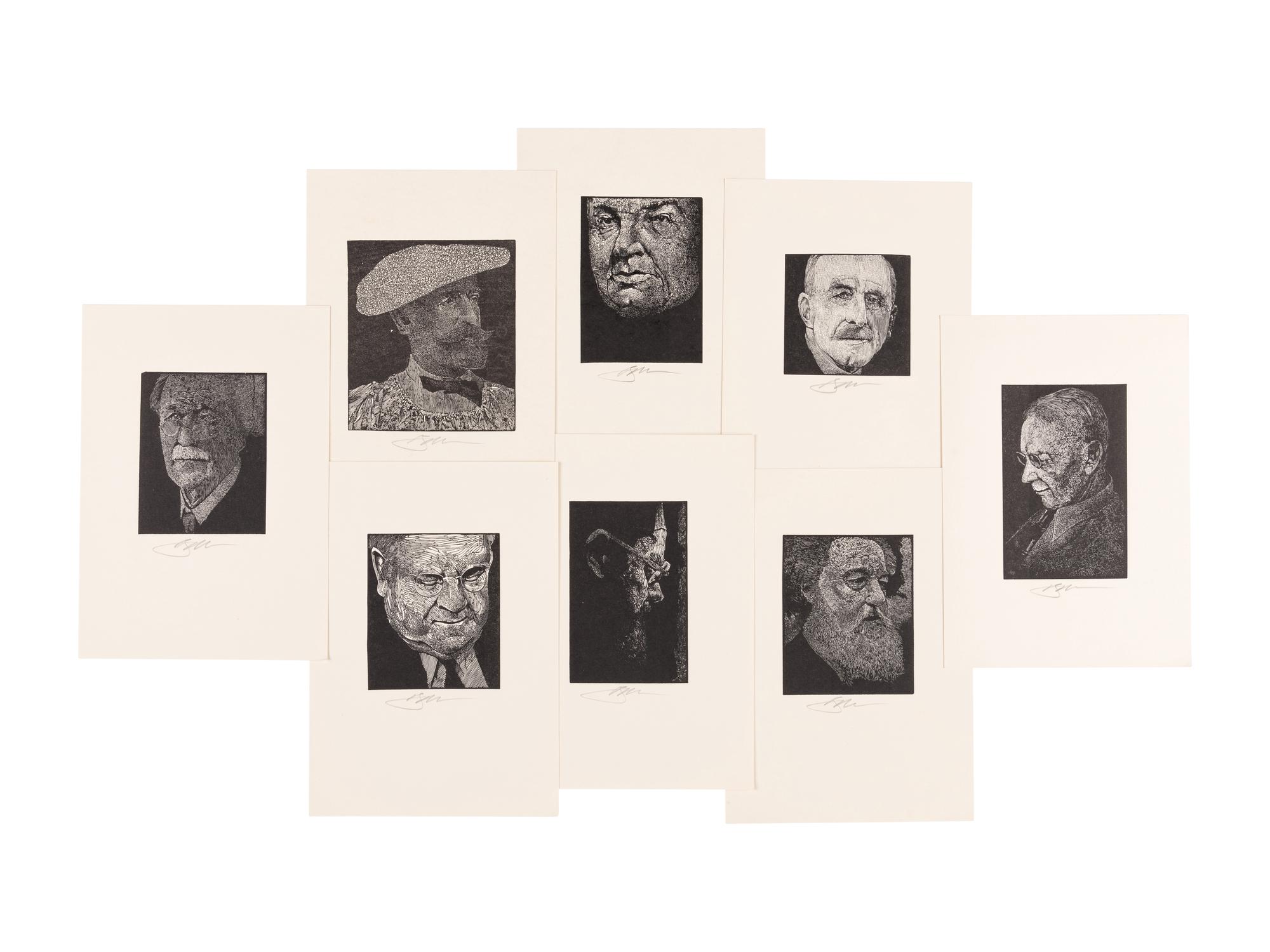MOSER, Barry. Men of Printing. Anglo-American Profiles . [Easthampton, MA:] Pennyroyal Press, 1980.