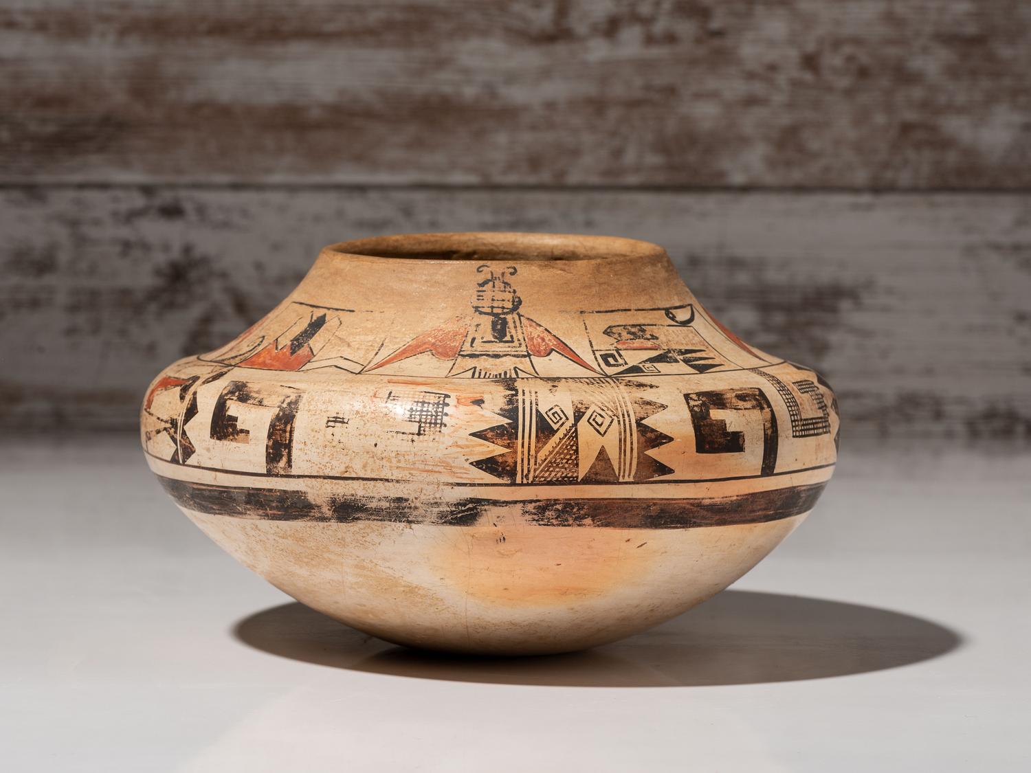 Polychrome Pottery Bowl