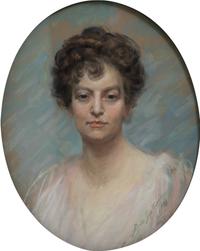 Jules Guillemin, (French, 19th Century), Portrait of Mme. Jocobson,1921