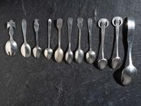 Collection of Navajo Silver Spoons