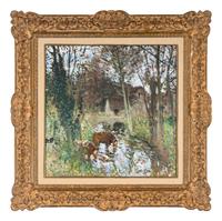 Au bord de la rivière, près du moulin