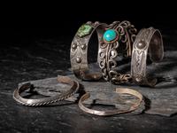 Navajo Silver Cuff Bracelets