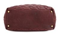 A Chanel Burgundy Caviar Quilted Wild Stitch Tote, 10.5" H x 12.5" W x 5" D; Strap drop: