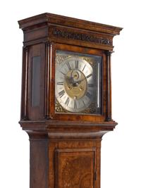 A George I Figured Walnut Tall Case Clock