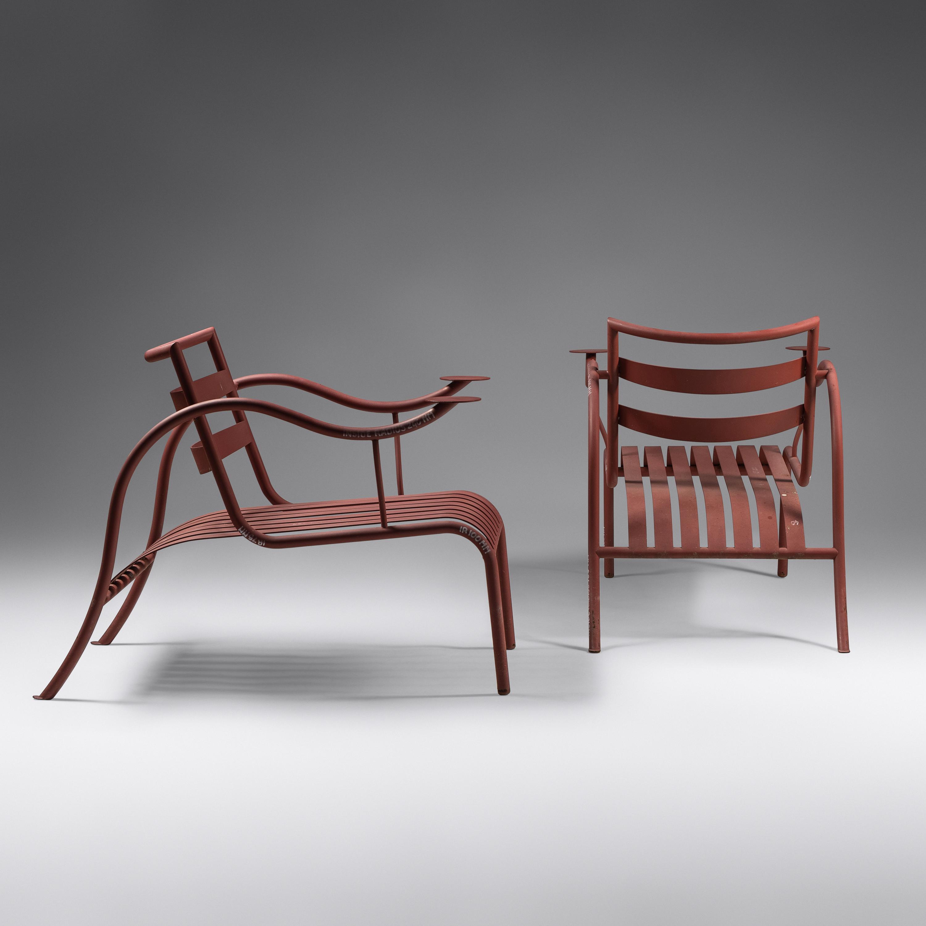 Pair of Thinking Man's Chairs , 1988 Aram, London