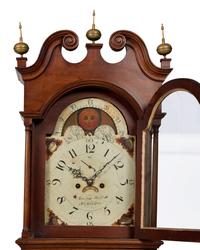 A Federal Carved Walnut Tall Case Clock