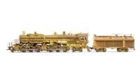 An Atlas: Master Series Brass HO-Gauge 2-6-6-4 Locomotive and Tender