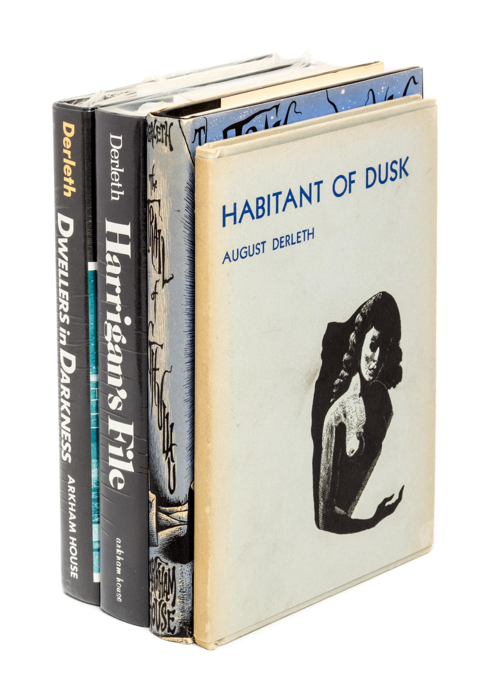 DERLETH, AUGUST. The Trail of Cthulhu. Arkham House, 1962. Signed With 3 others, including 1 signed.