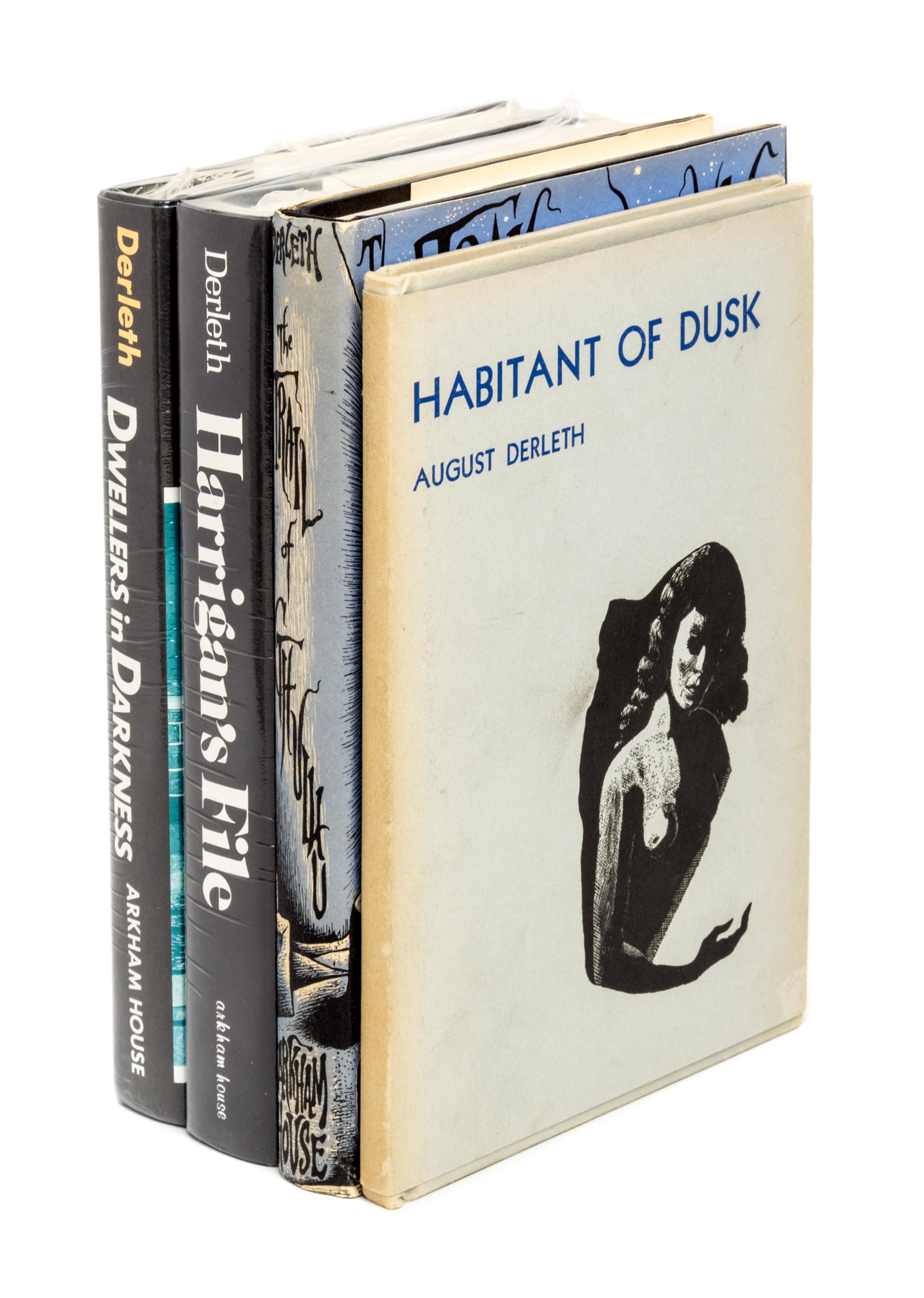 DERLETH, AUGUST. The Trail of Cthulhu. Arkham House, 1962. Signed With 3 others, including 1 signed.