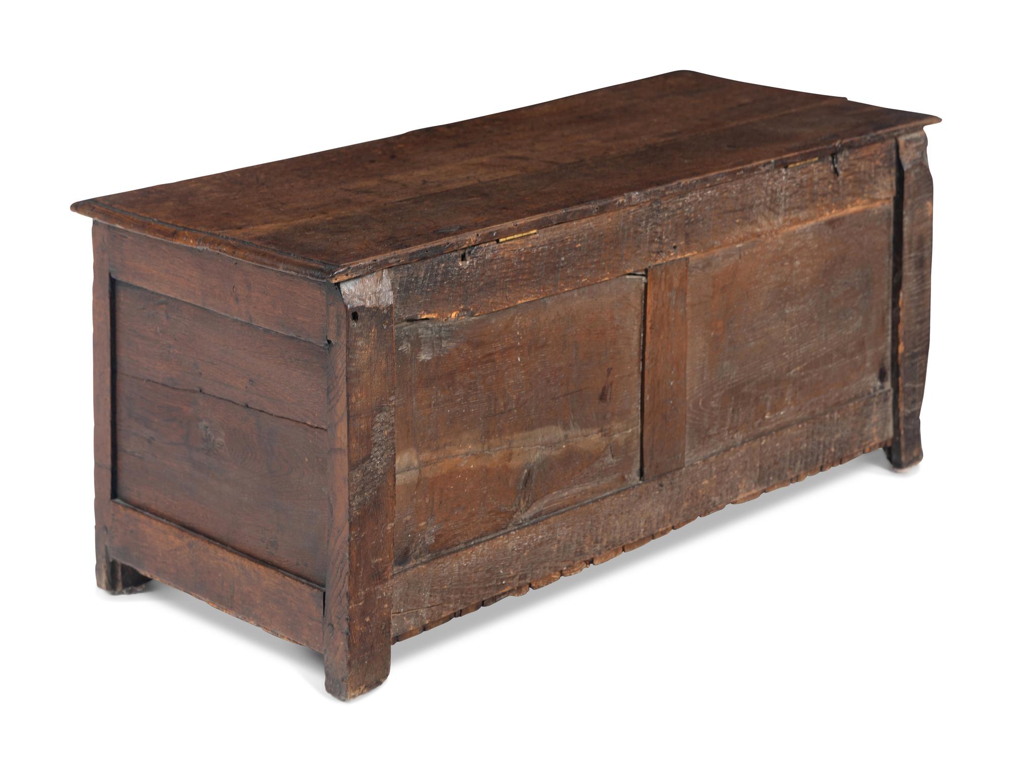 A Charles II Oak Coffer