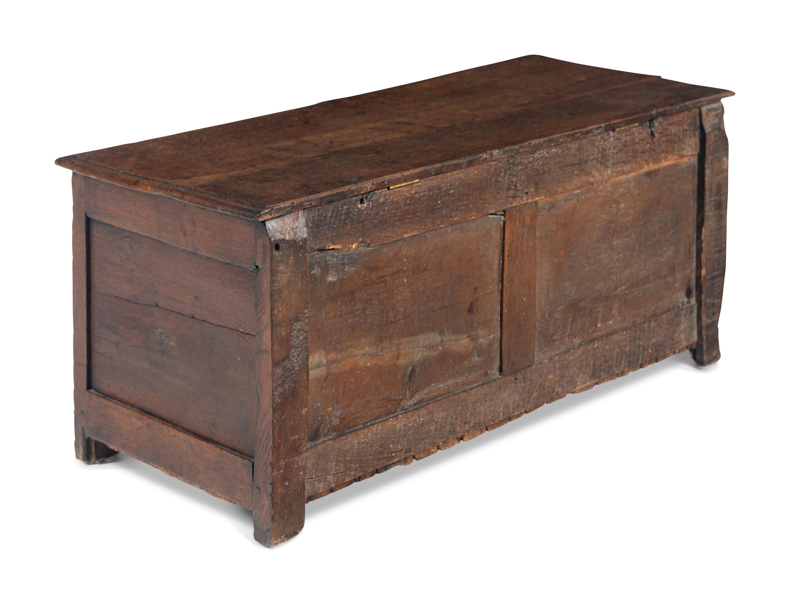 A Charles II Oak Coffer