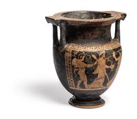 An Attic Red‑Figured Column‑Krater with Dionysiac Scenes