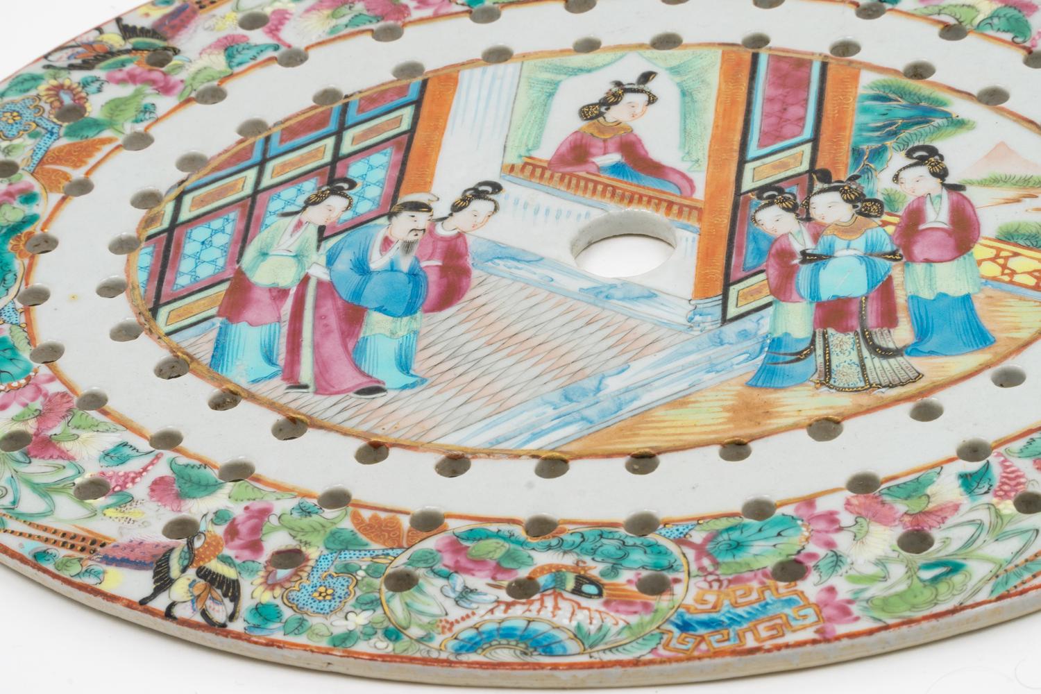Three Chinese Porcelain Plaques