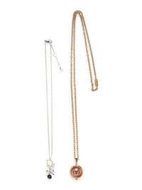Two Designer Costume Necklaces by Dior and Gucci