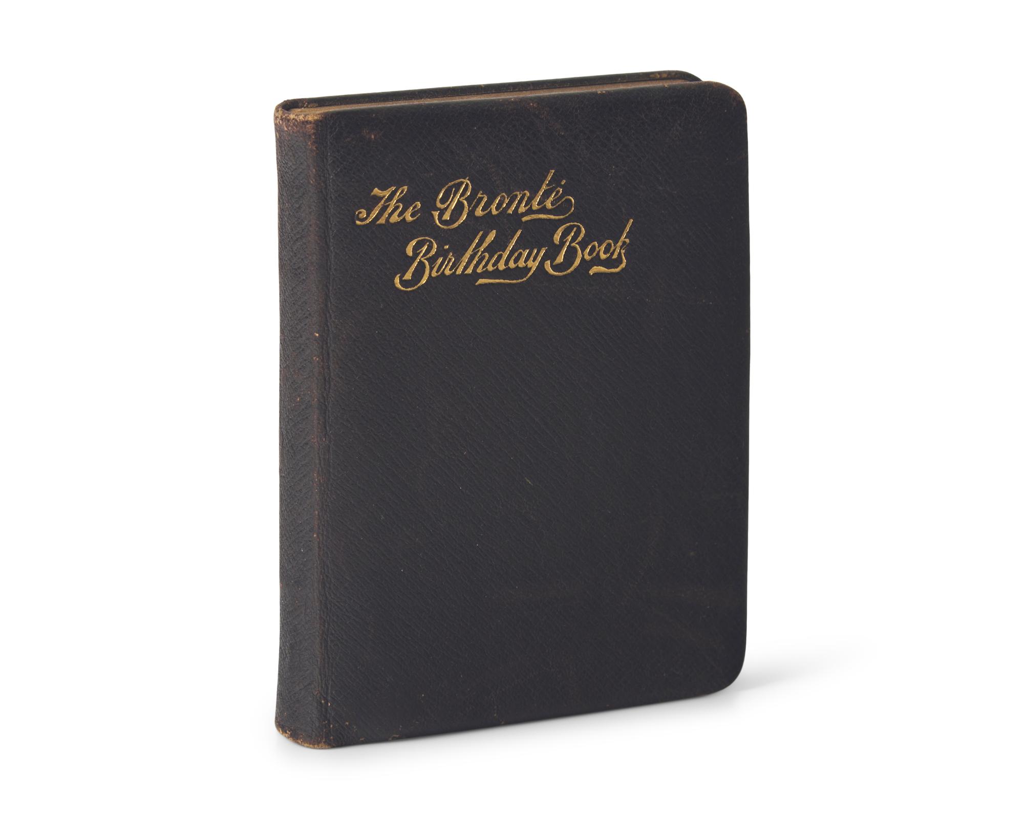 [BRONTE, Charlotte (1816-1855), Emily (1818-1848), and Anne (1820-1849)]. ISHERWOOD, M.E. Bradshaw. The Bronte Birthday Book. Containing Extracts For Every Day In The Year From The Works of The Sisters Bronte. London: Henry J. Drane, no date, [but ca. 1899 or later].