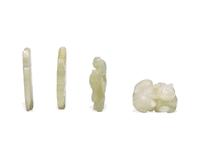 Four Chinese Jade Carvings