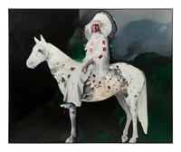 Indian on White Horse