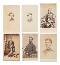[CIVIL WAR]. 18 CDVs of officers of the 2nd Massachusetts Infantry, which saw extensive combat at Antietam and Gettysburg.