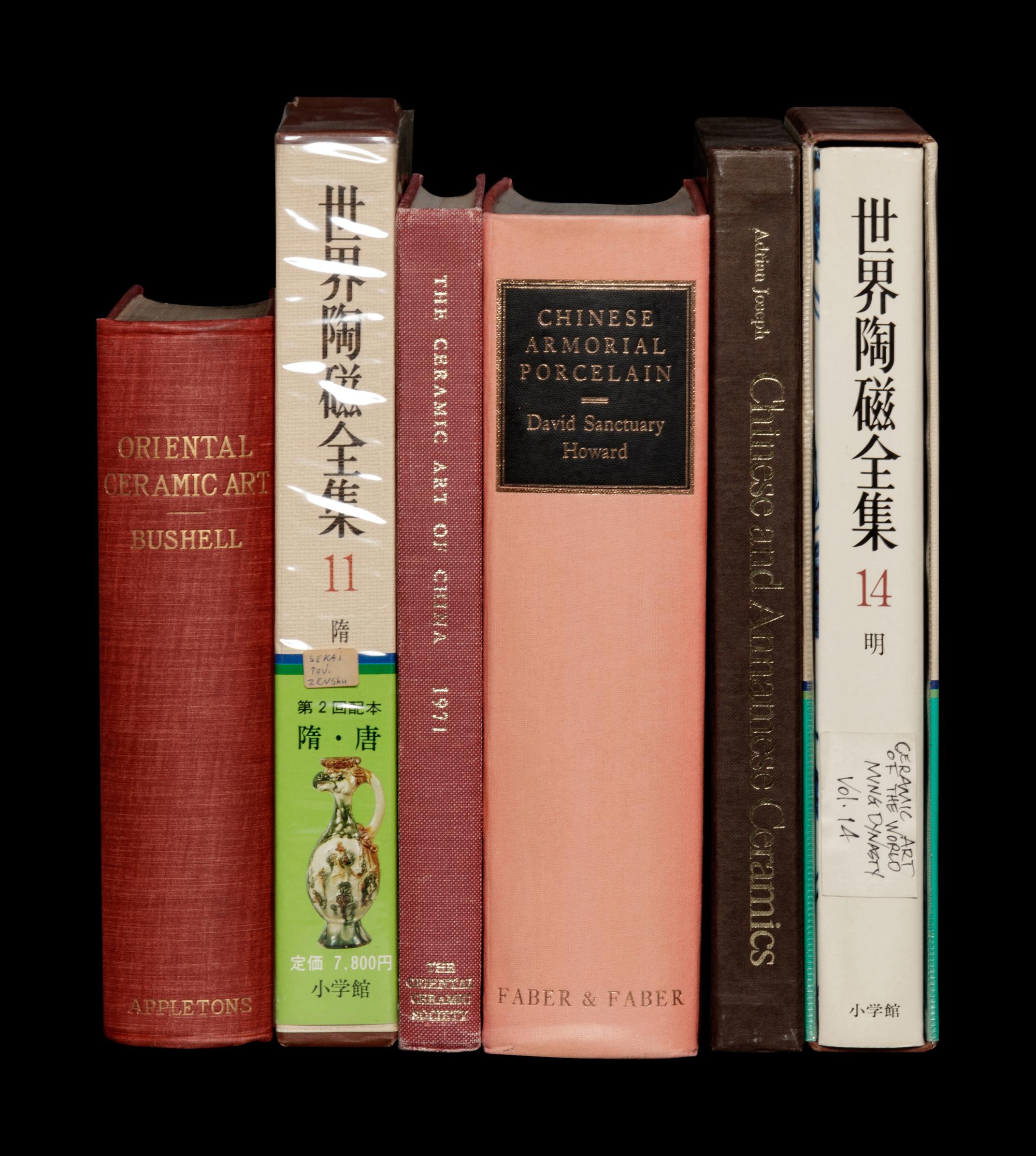 [CHINESE CERAMICS] A group of works about Chinese ceramics, comprising: