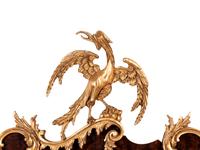 A George II Style Parcel Gilt Mahogany Mirror
