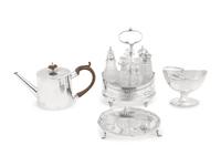A Group of George III Silver Table Articles