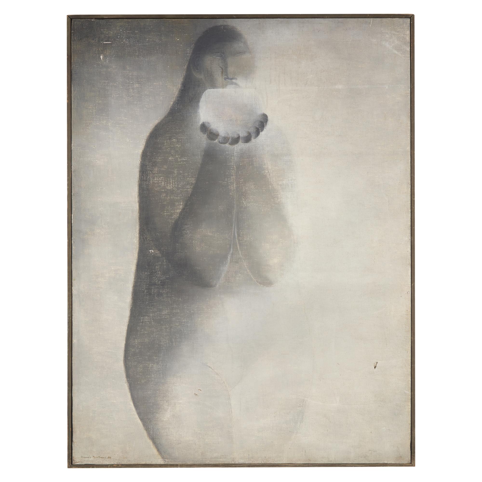 Ricardo Martínez (Mexican, 1918-2009) — Mujer con Vaso, 1959