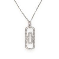 Bulgari, White Gold and Diamond 'Parentesi' Pendant Necklace